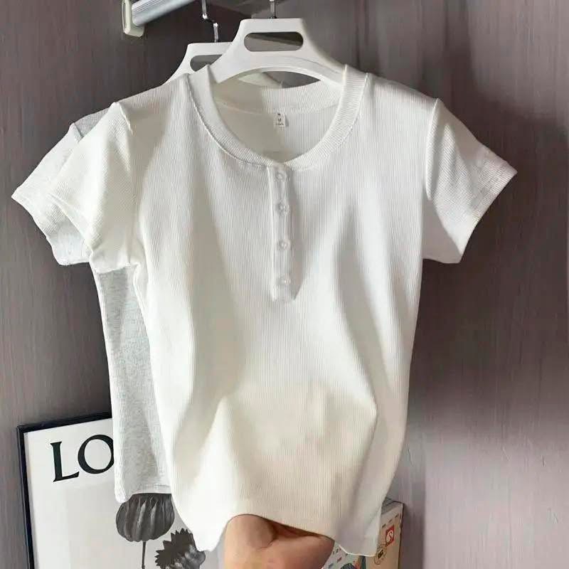 Combo 2 áo babytee cổ cúc