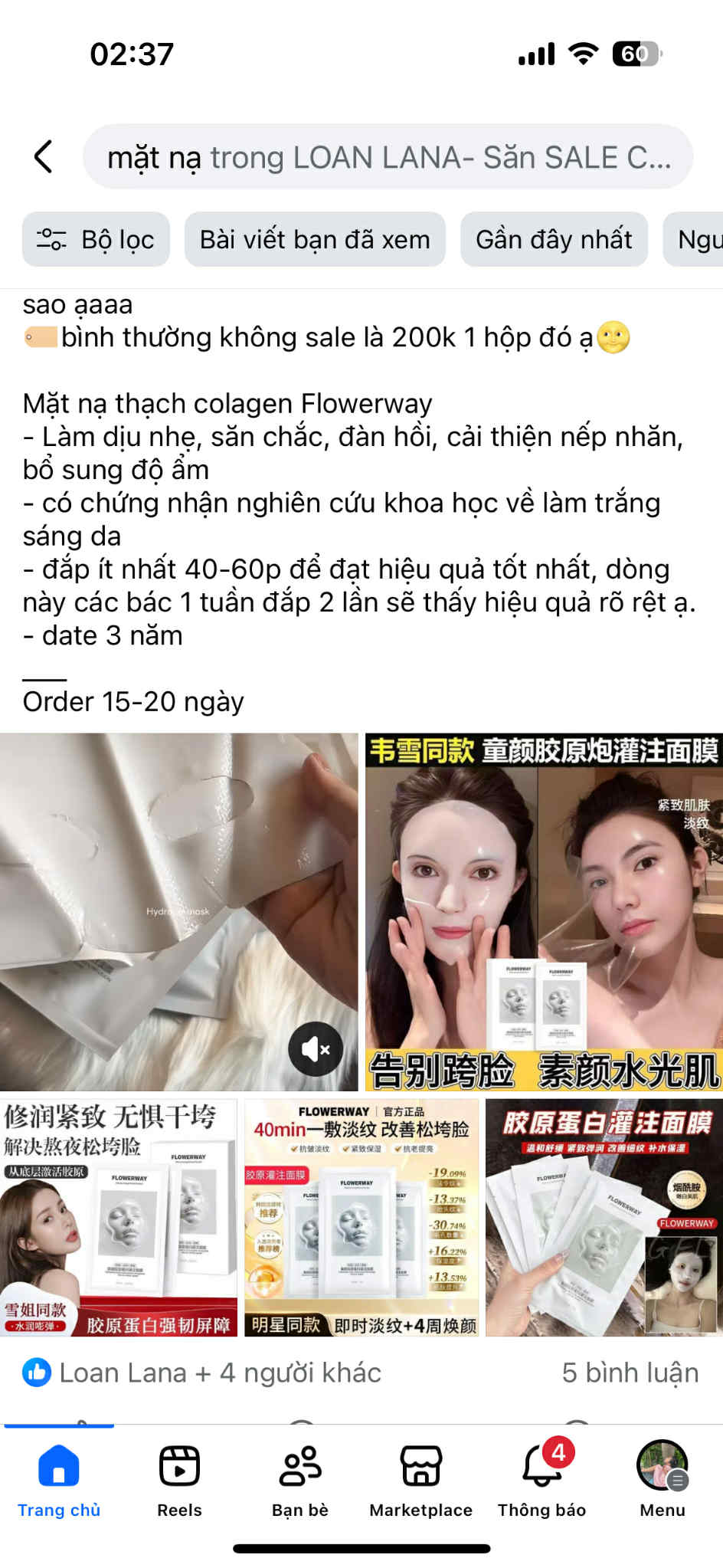Mặt nạ thạch- set 10 miếng