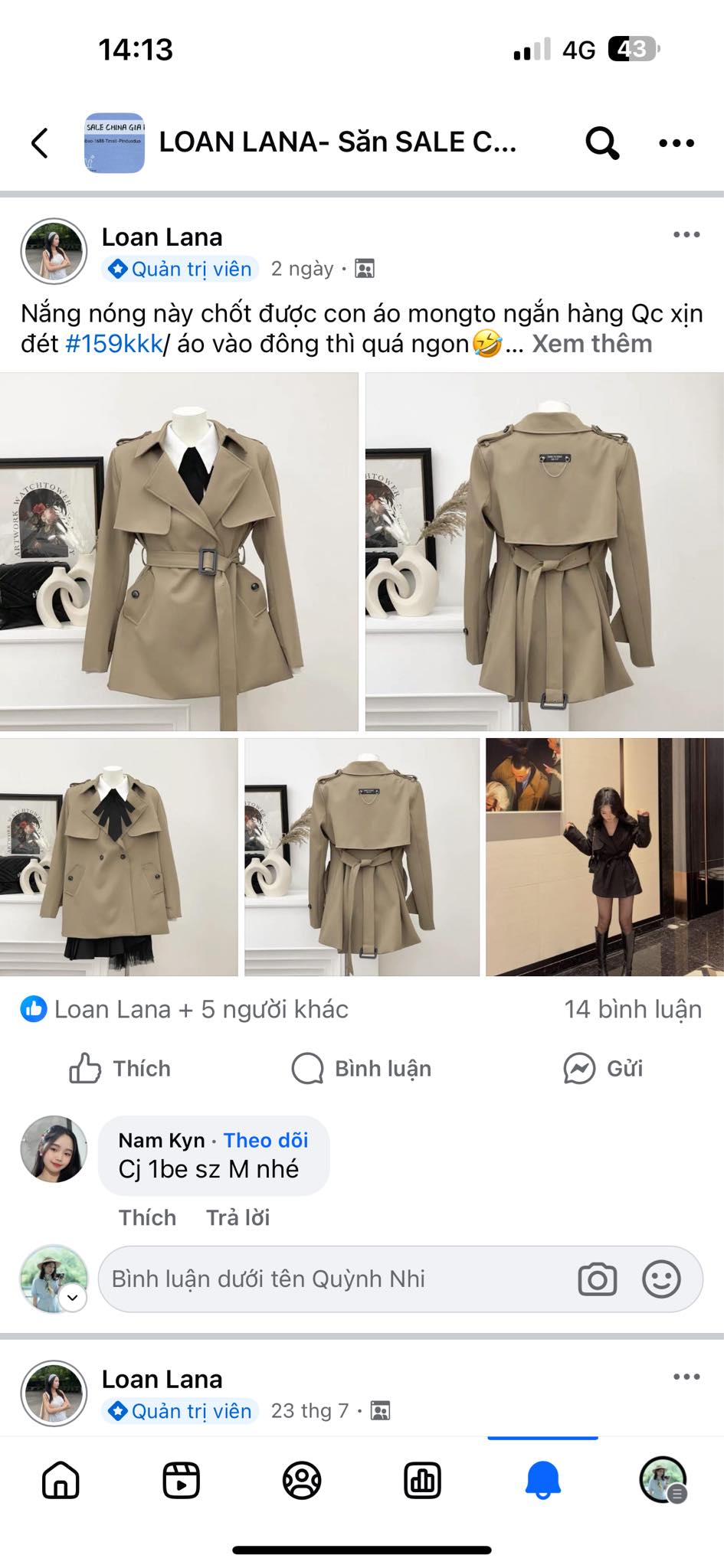 Khoác mangto kèm đai