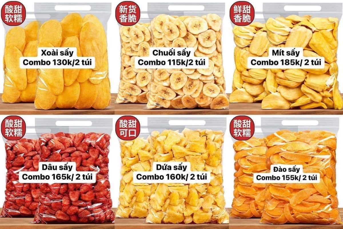Combo 2 túi xoài sấy (tổng 500g)
