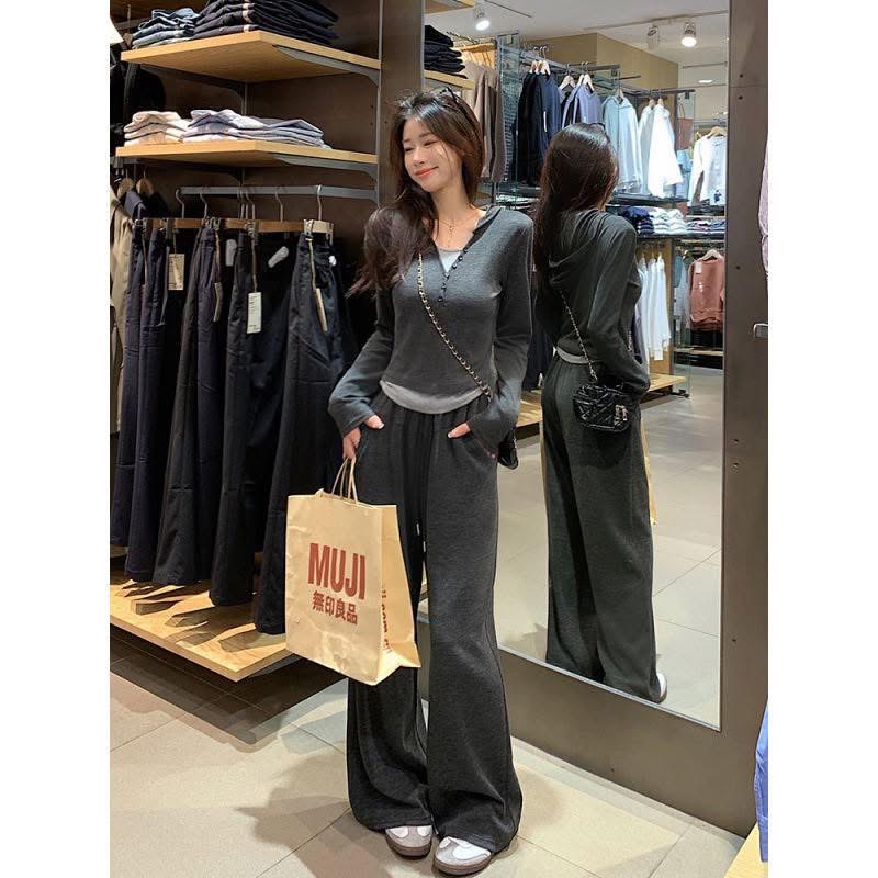 Set thu đông áo hoodie+ quần dài